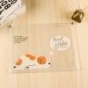 Ready-made creative cartoon file storage bags, test paper storage bags, three-dimensional zipper bags, contract storage bags Specification image